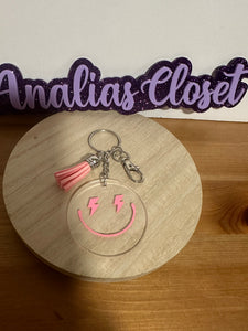 Smiley Face Keychain