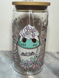 Coffee Ghouls Glass Can Cup