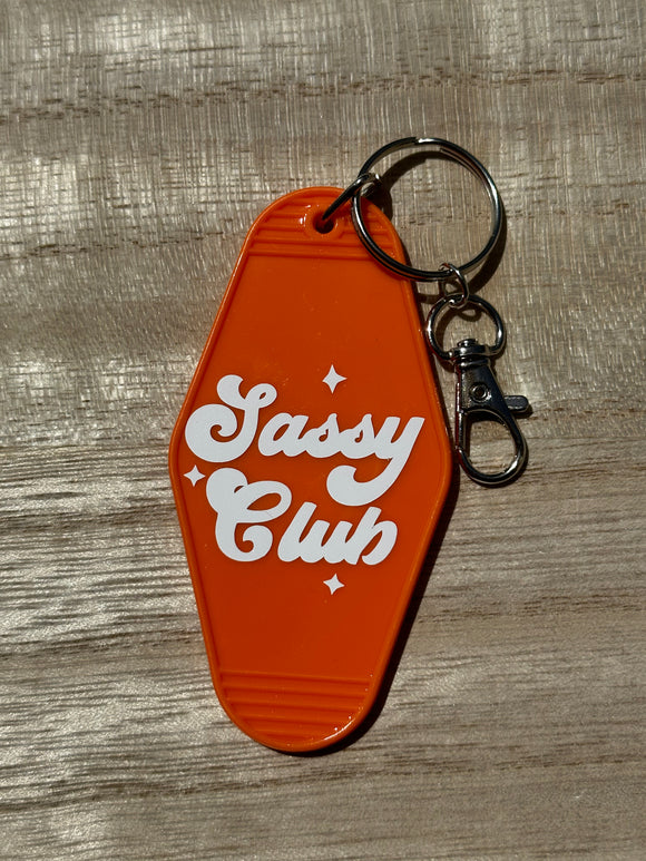 Sassy Club Motel Keychain